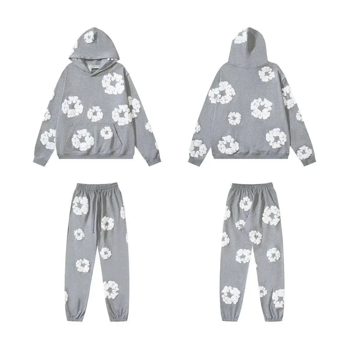 Floral Print Hoodie & Jogger Tracksuit [22 styles] 3