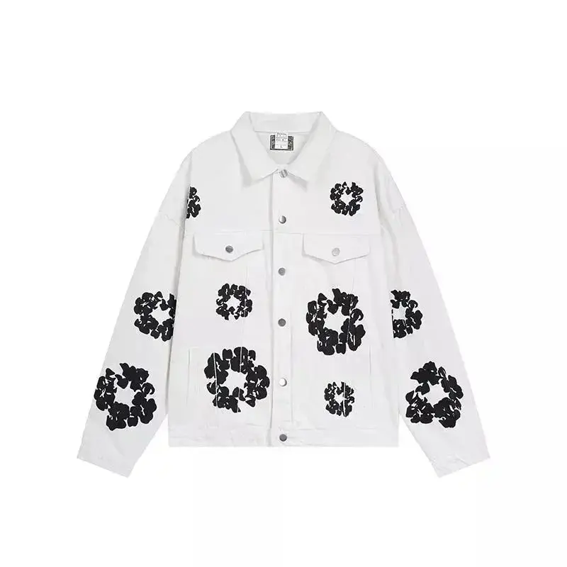 DENIM TEARS Floral Print Denim Jacket/Pants [6 styles] 2