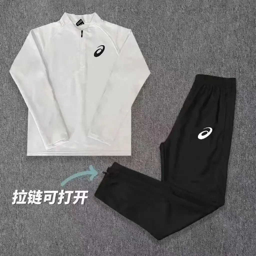 ASICS Half-Zip Jacket/Pants Set [5 styles] 2